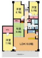 物件の間取り画像