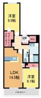 物件の間取り画像