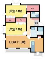 物件の間取り画像