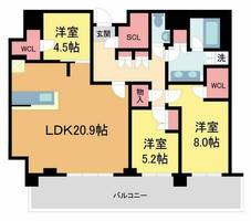 物件の間取り画像