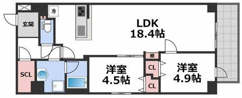 物件の間取り画像