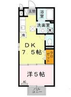 兵庫県尼崎市浜3丁目(アパート)の賃貸物件の間取り