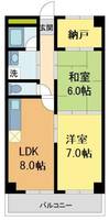 ロイヤルメゾン宝塚南の間取り