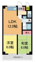 ソワ宝塚の間取り