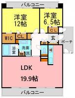 物件の間取り画像