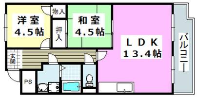 物件の間取り画像