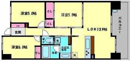 物件の間取り画像