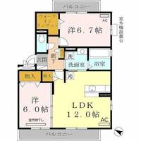 牛滝欅荘A棟の間取り