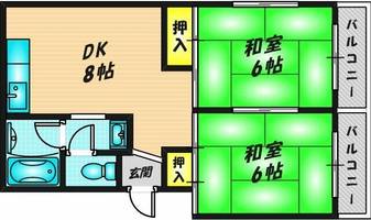 物件の間取り画像