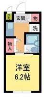 マンション三木103の間取り