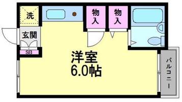 プチライフニシノ203の間取り