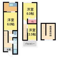 安倉西4-522-11貸家(イタクラハウスII)1の間取り