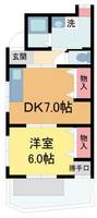 美園町14-6テラスハウス2の間取り