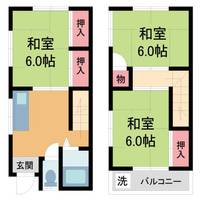 美園町9-7テラスハウス1の間取り