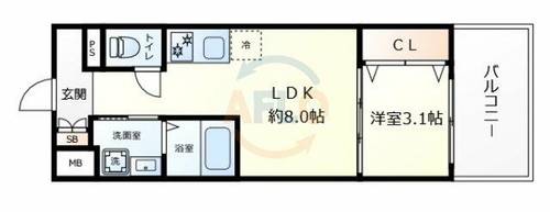 物件の間取り画像