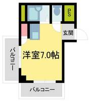 ビクトワールシェル201の間取り