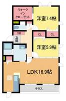 物件の間取り画像