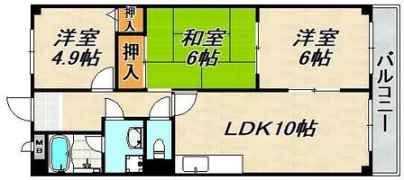 シャトレンうぐいすの間取り