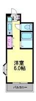 加茂ローゼンハイム201の間取り