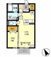 グランモア新豊A棟の間取り