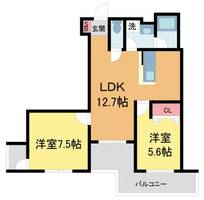 Villa Musica西宮北口304の間取り