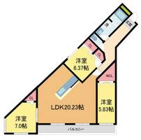 物件の間取り画像