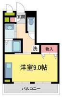 ルミネ甲東園の間取り