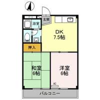 兵庫県宝塚市山本南1丁目(マンション)の賃貸物件の間取り