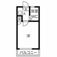 シャイン鳴尾204の間取り