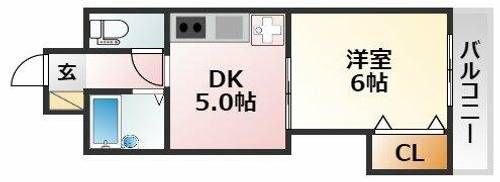 大阪府大阪市東淀川区菅原7丁目(マンション)の賃貸物件の間取り