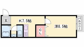 エトランス県大前101の間取り