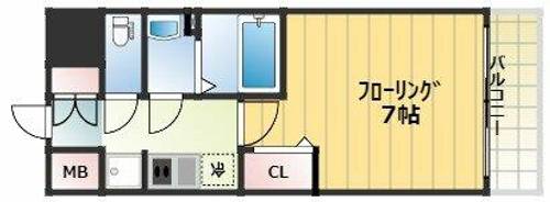 レシオス大阪城公園の間取り