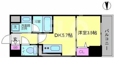 物件の間取り画像