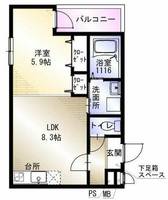 物件の間取り画像
