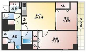 物件の間取り画像