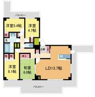 物件の間取り画像