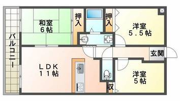 物件の間取り画像