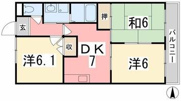 物件の間取り画像