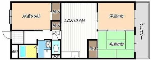 物件の間取り画像