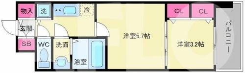 物件の間取り画像