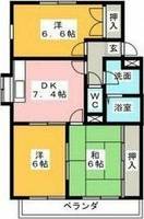 レジデンス南甚目寺201の間取り
