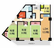 物件の間取り画像