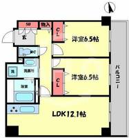 レジディア西天満の間取り