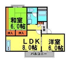 物件の間取り画像