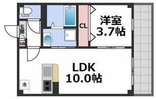 物件の間取り画像