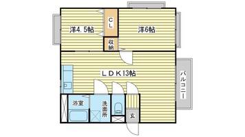 物件の間取り画像