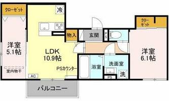 物件の間取り画像