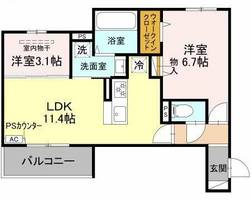 物件の間取り画像