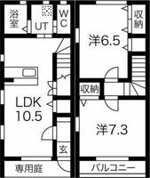 物件の間取り画像