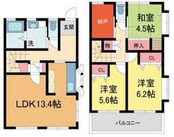 物件の間取り画像